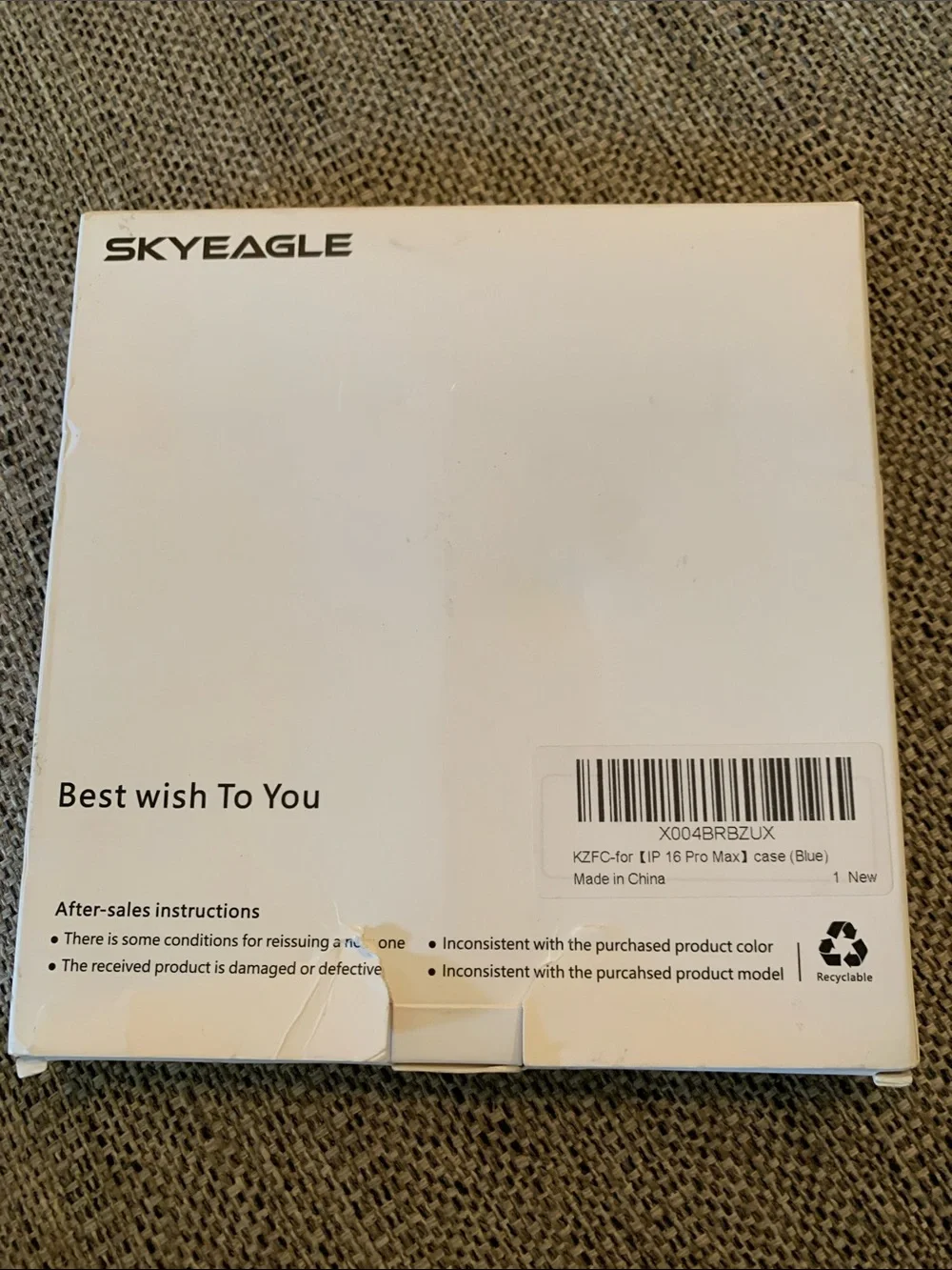 SkyEagle Compatible with Magsafe for iPhone 16 Pro Max Wallet Case w/Card Holder